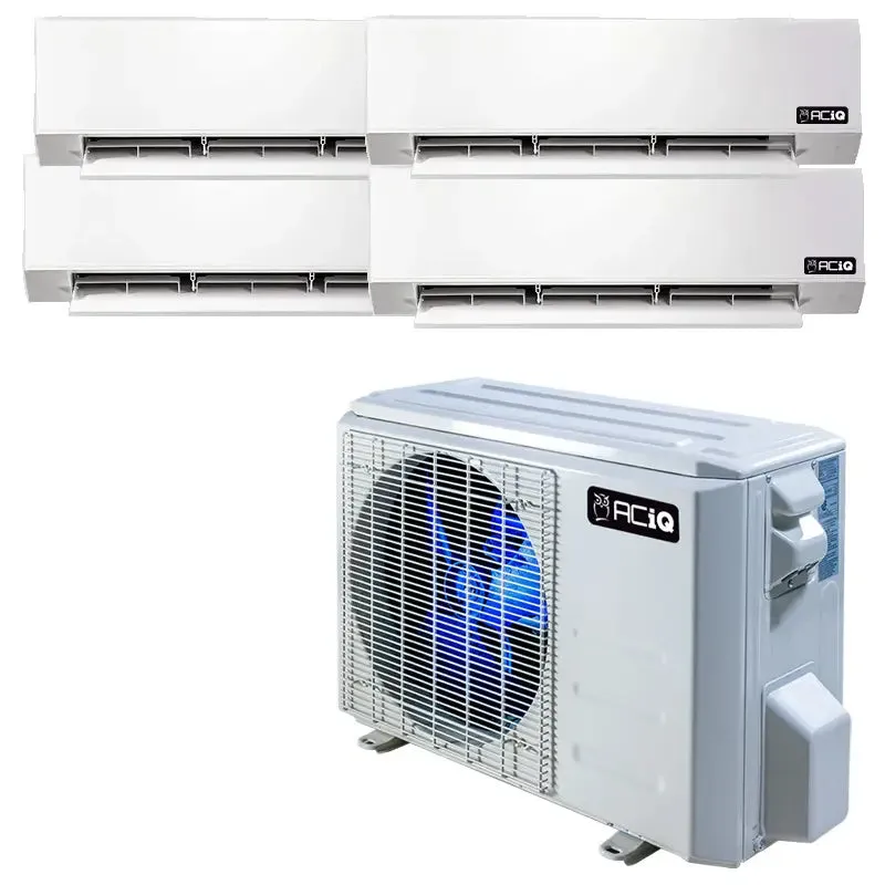 36,000 BTU 23.9 SEER2 ACiQ 4-Zone Wall Mounted Mini Split System w/ WiFi- 9 9 9 9