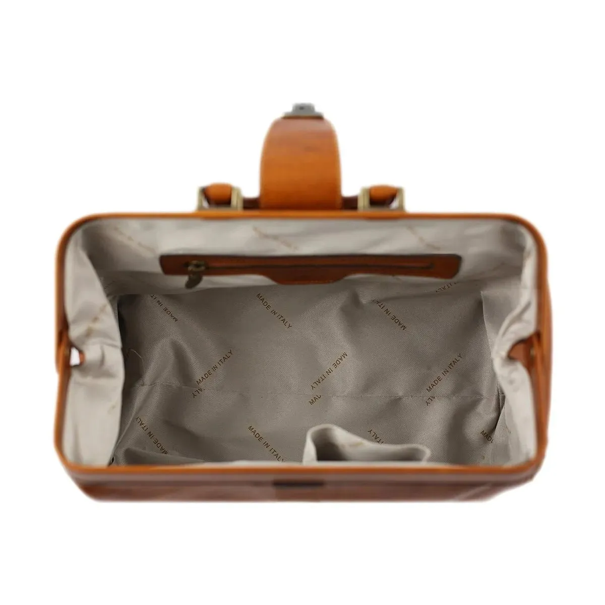 Alfie Genuine Leather Carry On Professional Doctor Briefcase Bag Tan