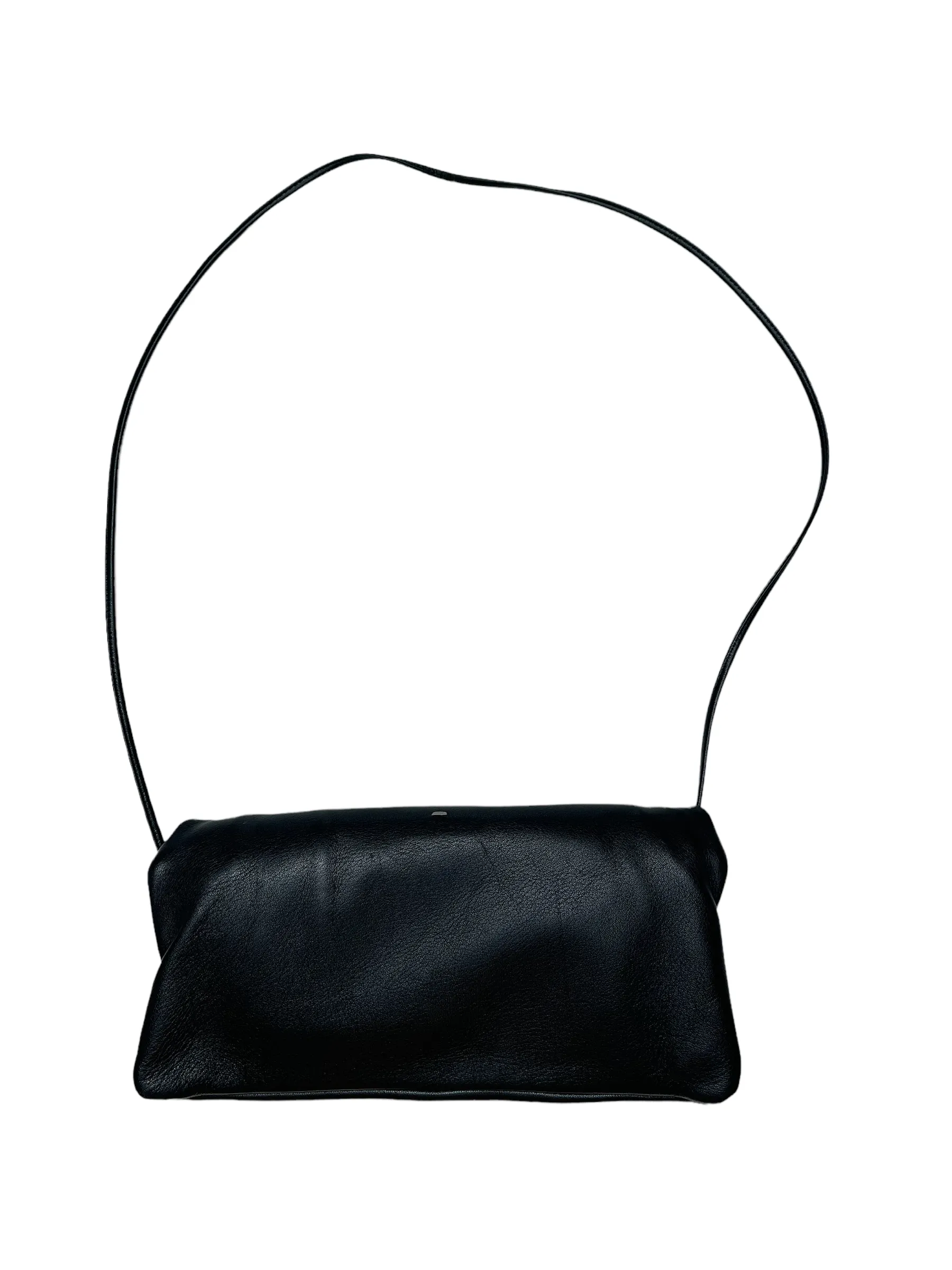 Black Leather Pochette