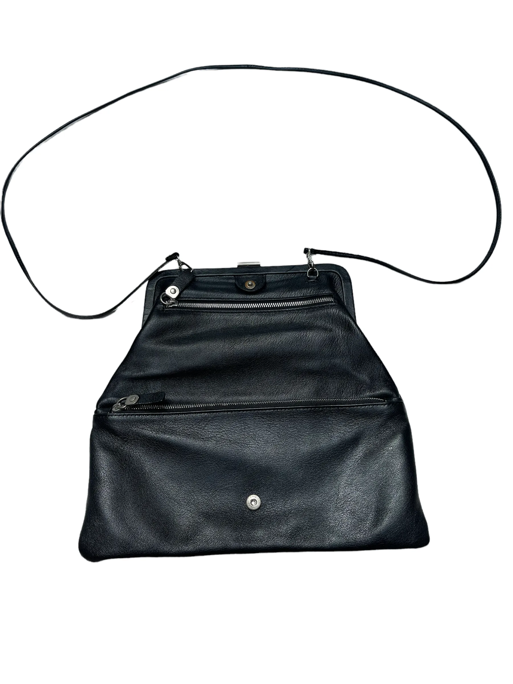 Black Leather Pochette