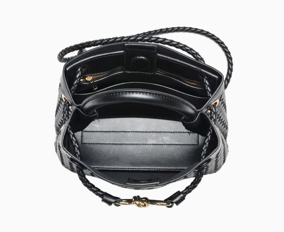 Blakely - Woven Crossbody Bag (Black)