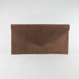 Brown Envelope Clutch Bag