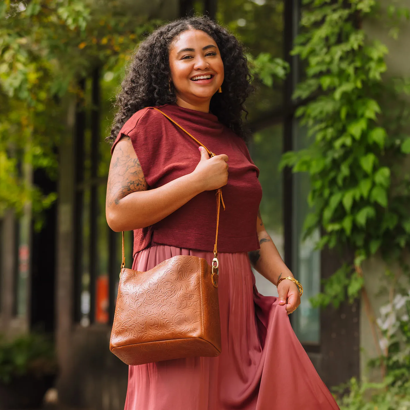 Butterfly Bucket Bag