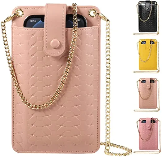 Cell Phone Purse Wallet Small Crossbody Bags Mini Shoulder Bag with Card Slot for iPhone 13 Pro Max Galaxy S22 Ultra