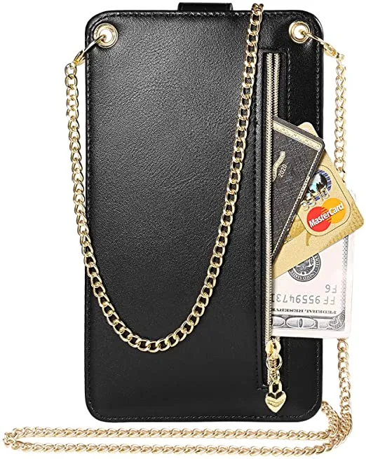 Cell Phone Purse Wallet Small Crossbody Bags Mini Shoulder Bag with Card Slot for iPhone 13 Pro Max Galaxy S22 Ultra