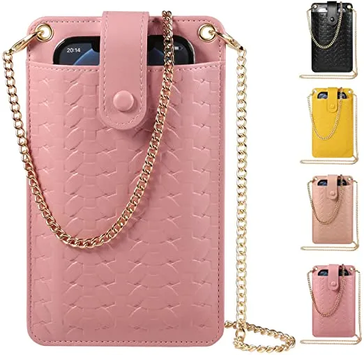 Cell Phone Purse Wallet Small Crossbody Bags Mini Shoulder Bag with Card Slot for iPhone 13 Pro Max Galaxy S22 Ultra