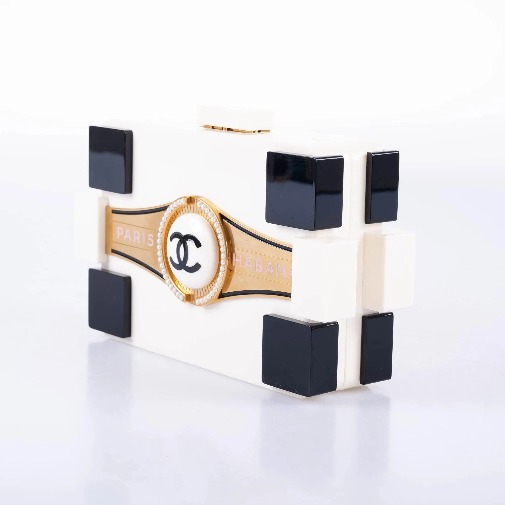 Chanel Havana by Night Paris-Habana Plexiglass Boy Brick Lego Bag