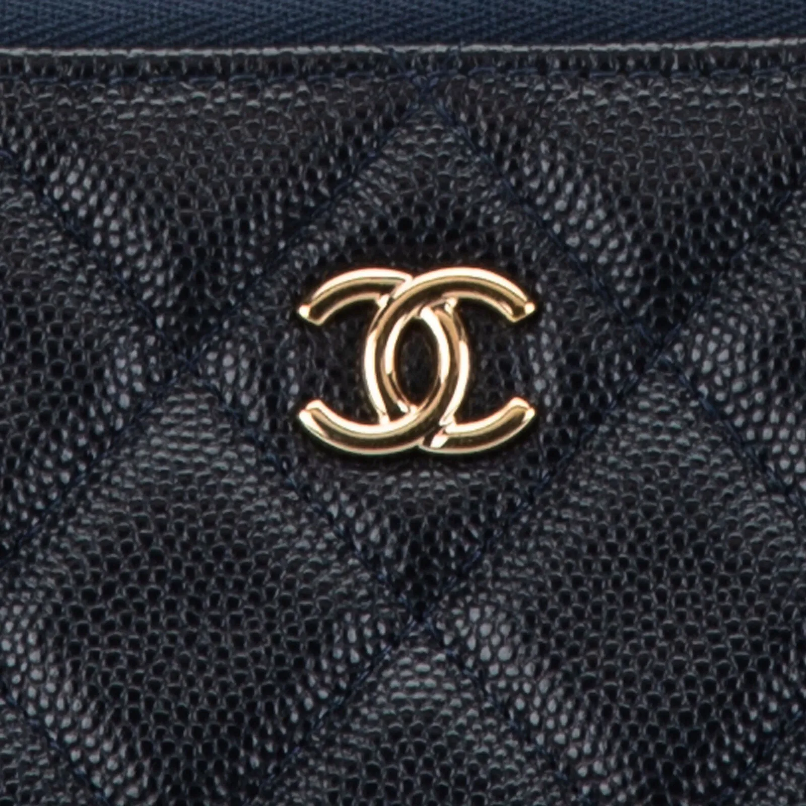 Chanel Medium Quilted Caviar O Case