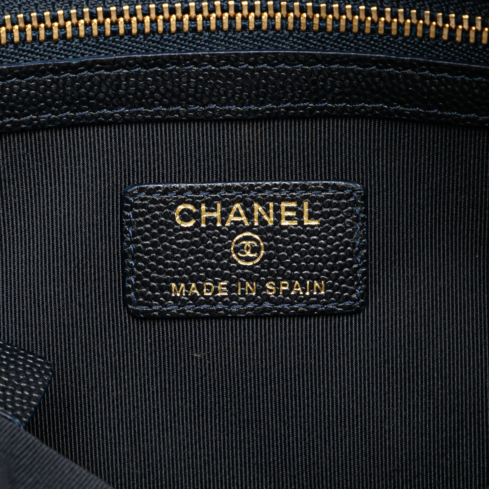 Chanel Medium Quilted Caviar O Case