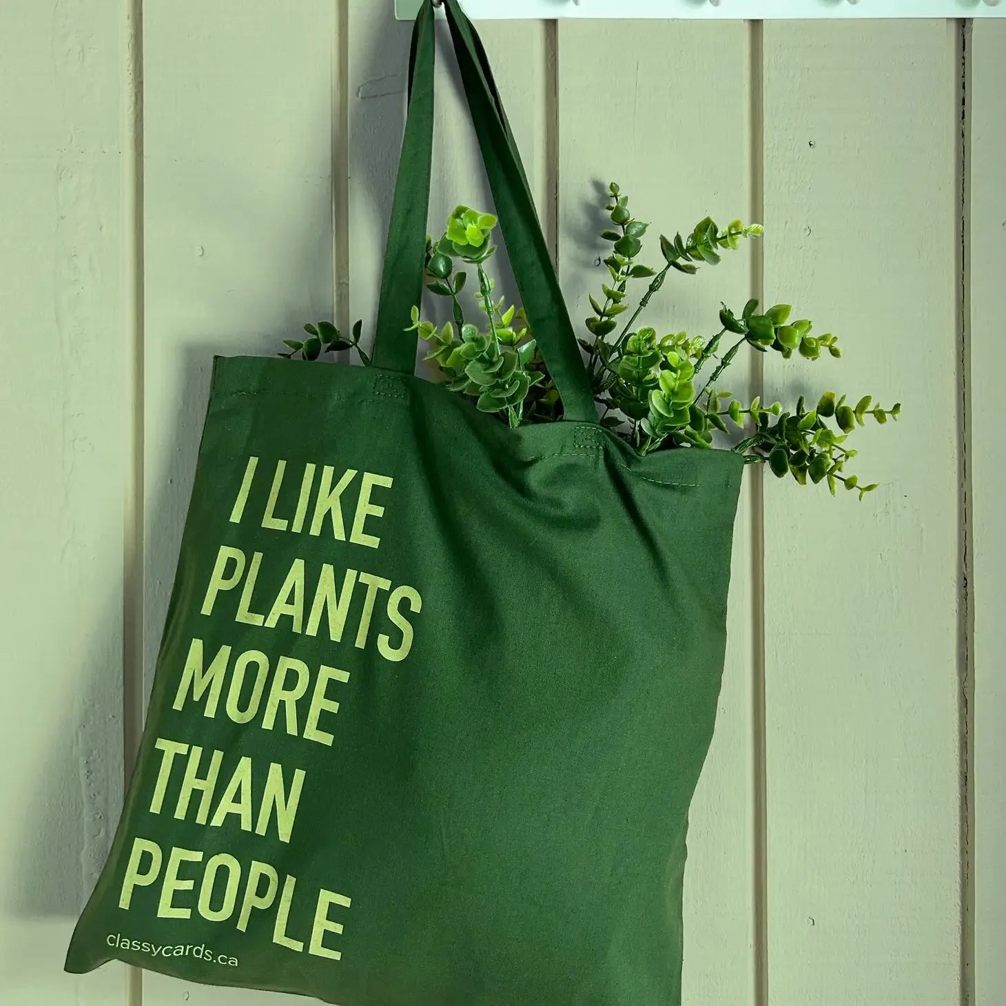 Classy Cards Tote - I Like Plants