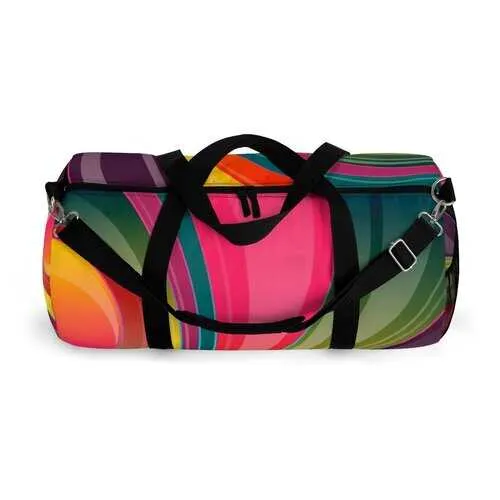 Duffel Bags, Colorful Swirl Style Bag