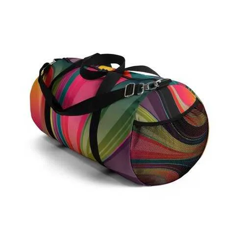 Duffel Bags, Colorful Swirl Style Bag