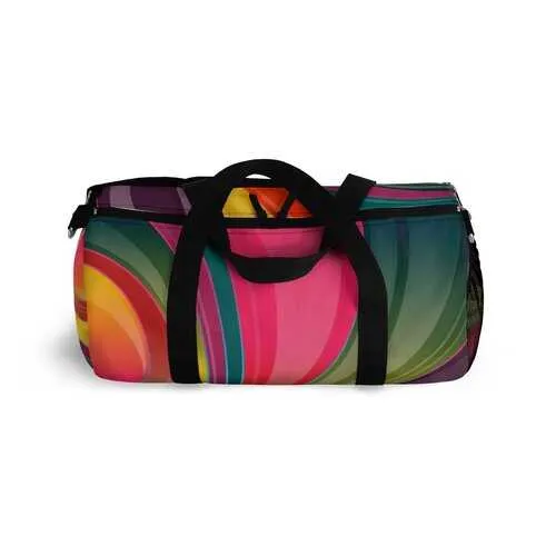 Duffel Bags, Colorful Swirl Style Bag