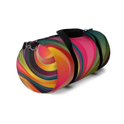 Duffel Bags, Colorful Swirl Style Bag