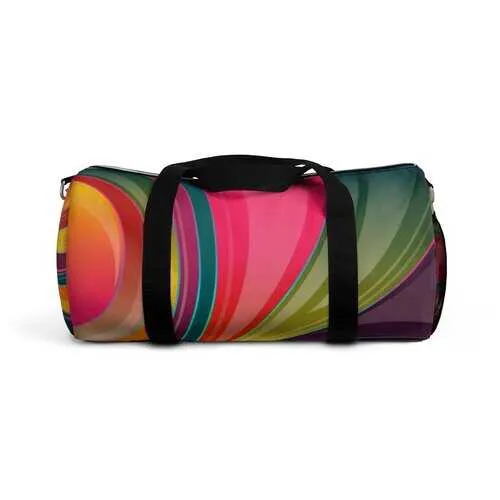 Duffel Bags, Colorful Swirl Style Bag