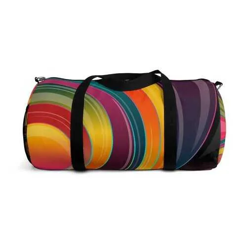 Duffel Bags, Colorful Swirl Style Bag