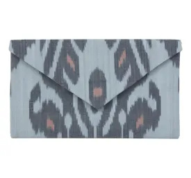 Edisto Silk Ikat Envelope Clutch - Large