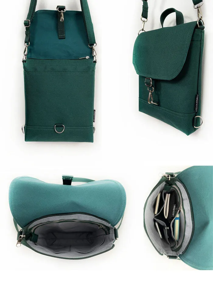 Emerald Green Vegan Sustainable Backpack