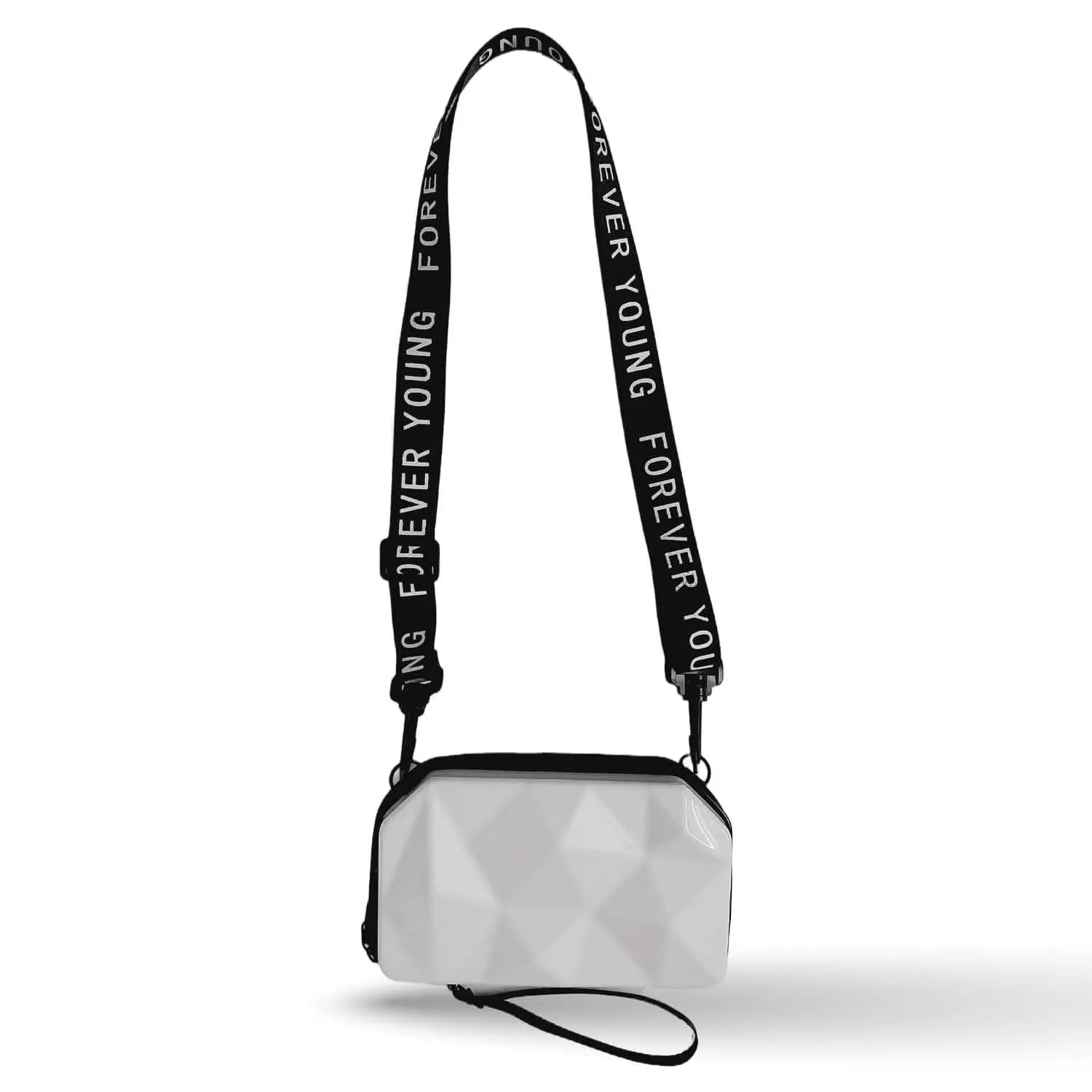 Fashion Street FS 3D Sling Box Bag (silver)