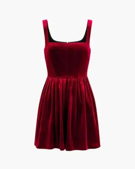 Filippa – Long sleeves – Velvet mini dress