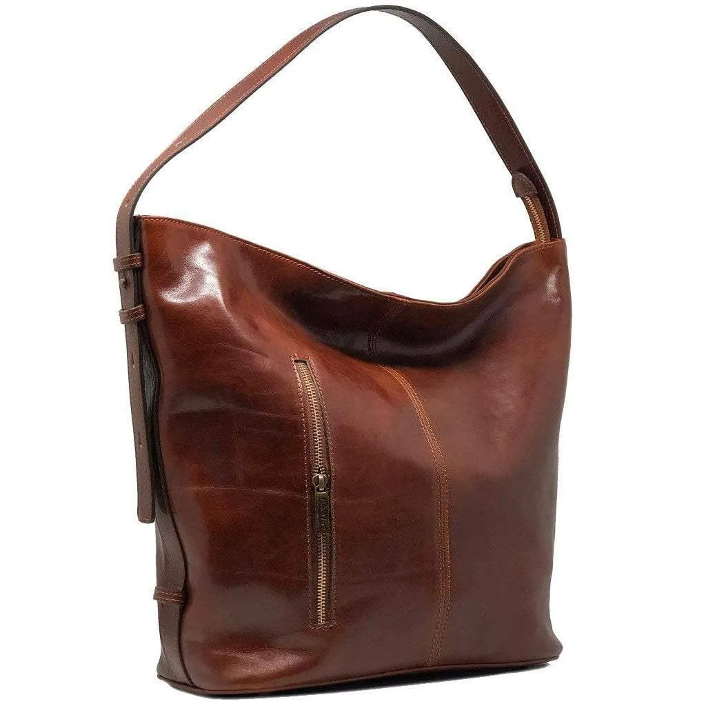 Floto Leather Sardinia Shoulder Bag