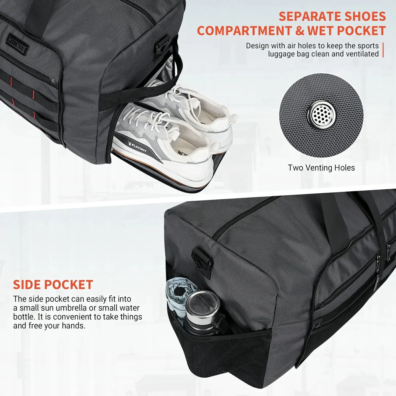 Foldable Duffel Bag for Travel 65L Lightweight Packable