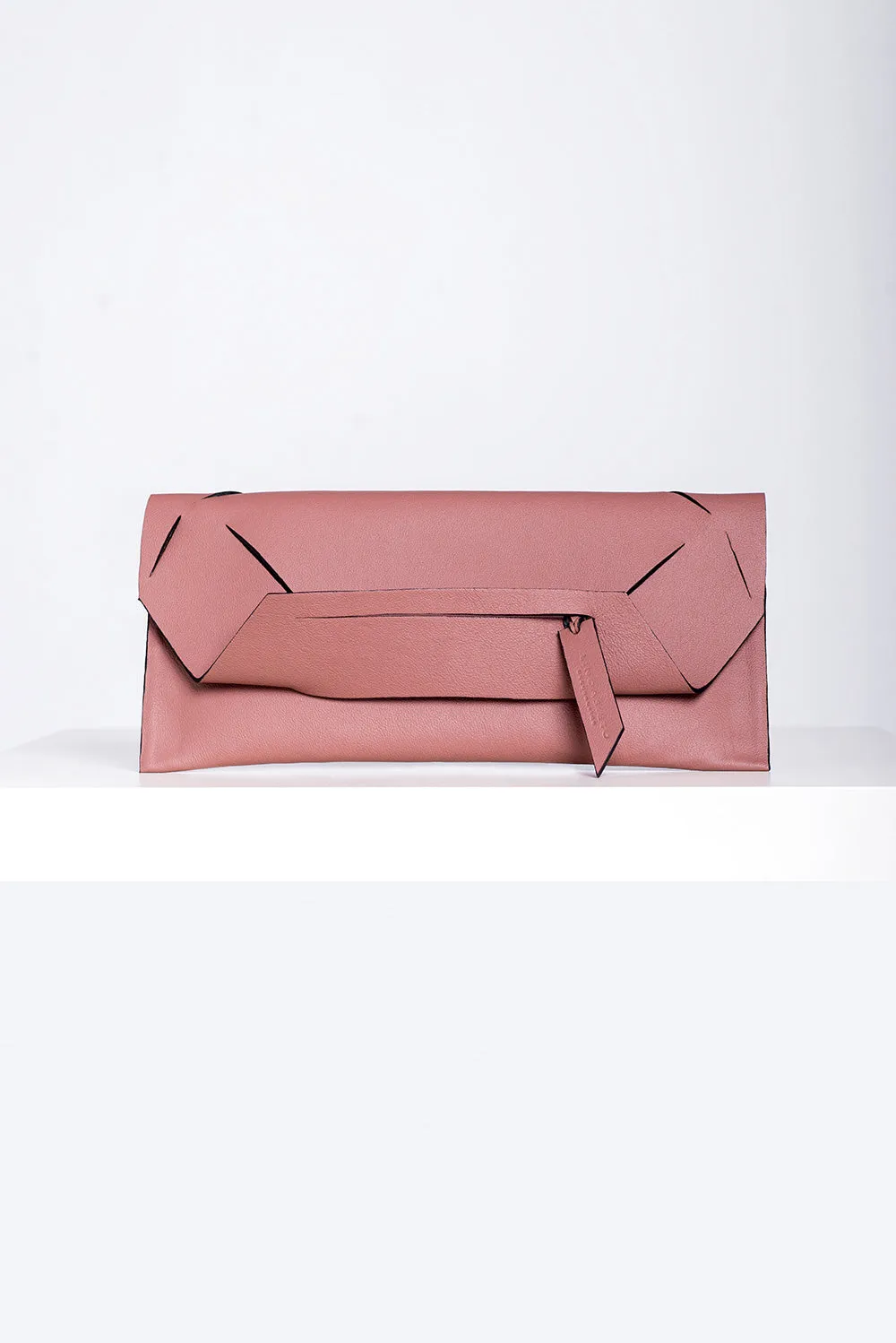 Fragmented Envelope Clutch - Vintage Mauve