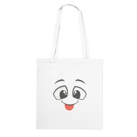 Funny Tote Bag | Cartoon Face |