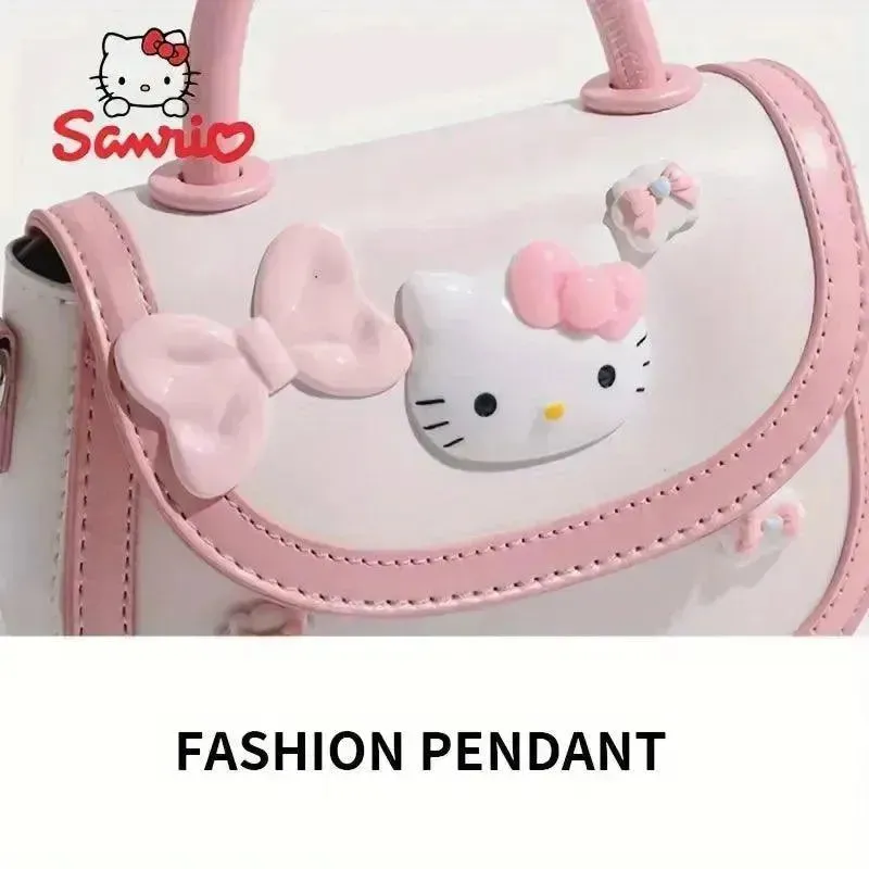 Hello Kitty Pink and White Saddle Bag