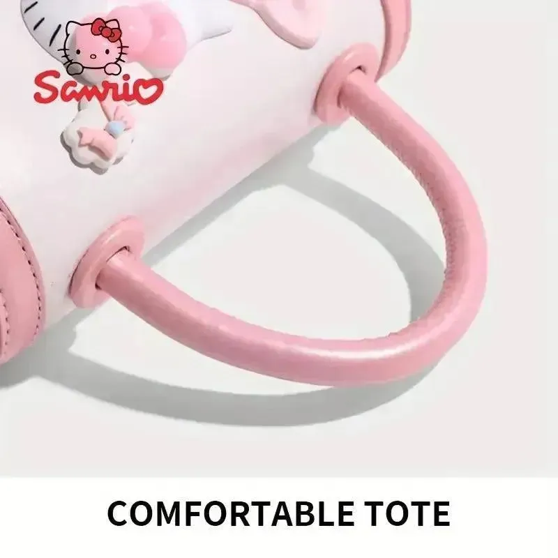 Hello Kitty Pink and White Saddle Bag