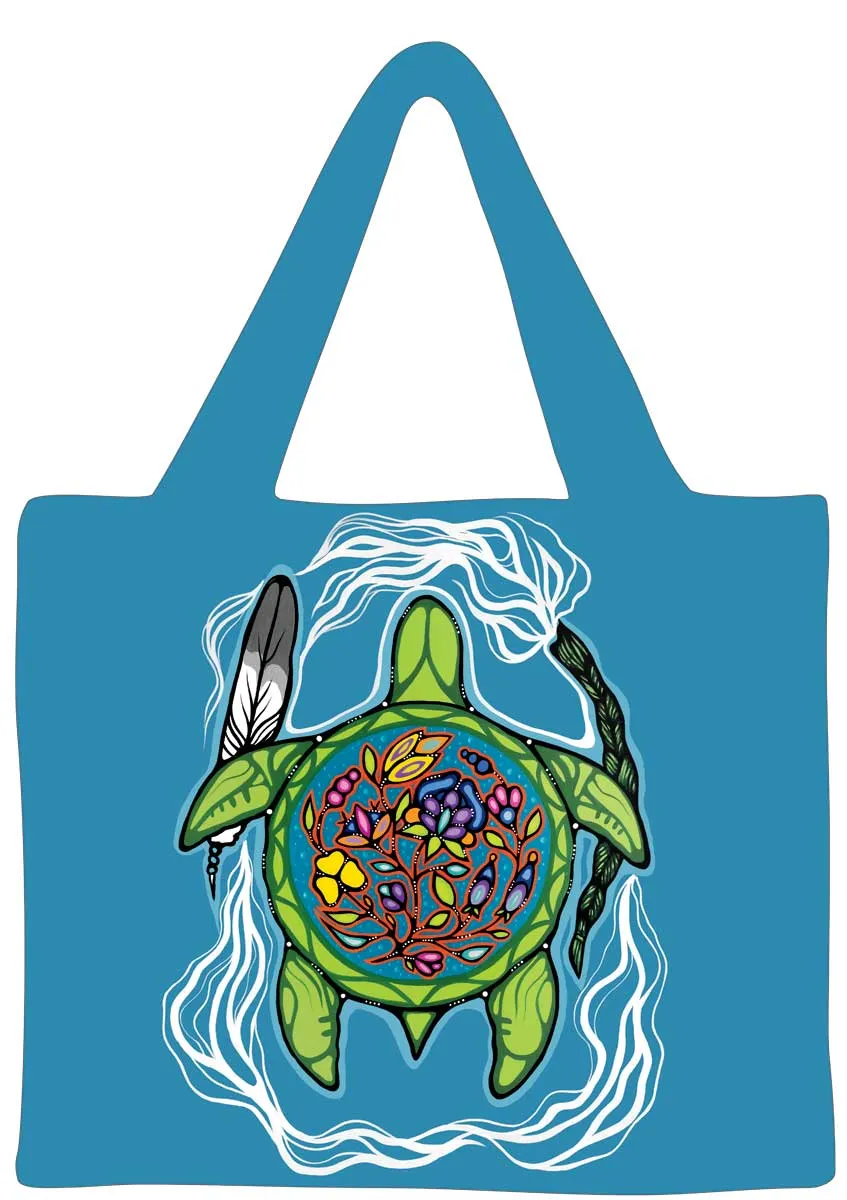 Indigenous Collection Shopping Bag - Prayers for Turtle Island