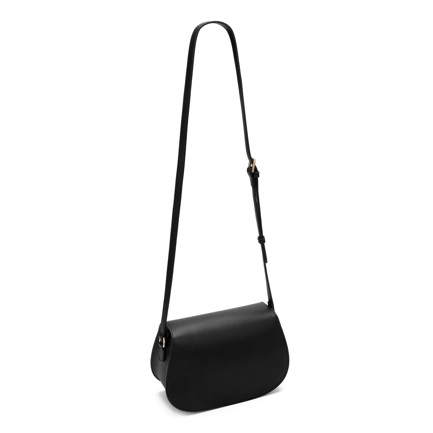 Jolie Genuine Leather Handbag (Black)