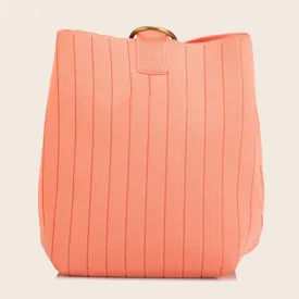 Jude- Mini Bucket Bag-Peach