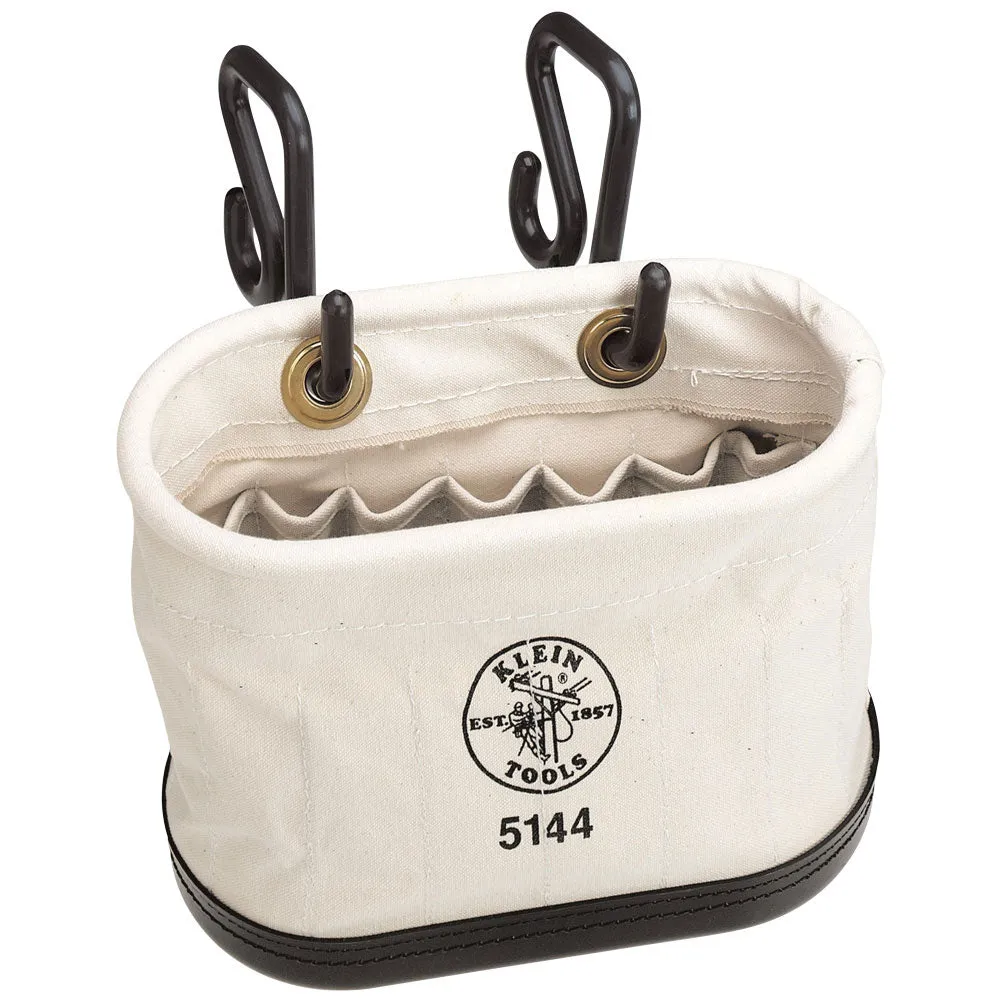 Klein 5144 Aerial Oval Bucket 15 Pockets with Hooks