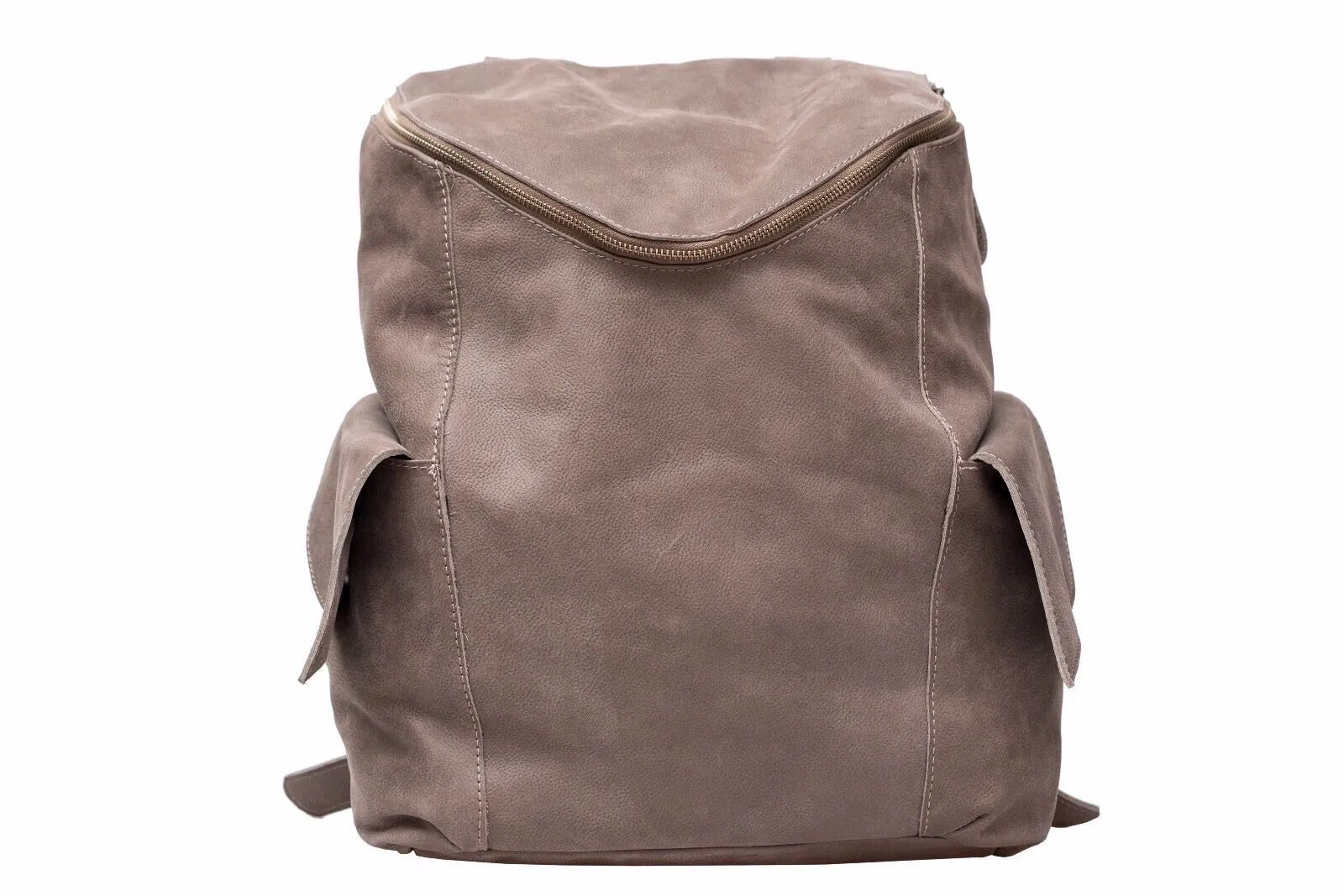 Leather Backpack/ Brown leather backpack