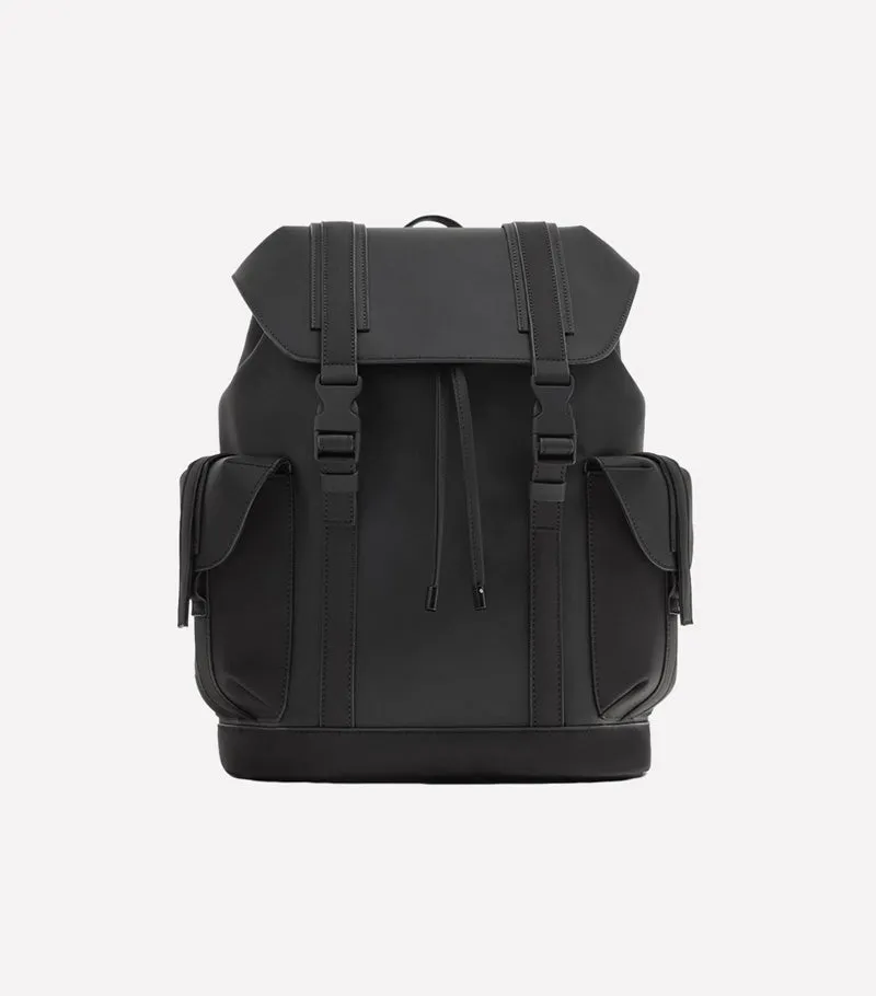 Leather backpack