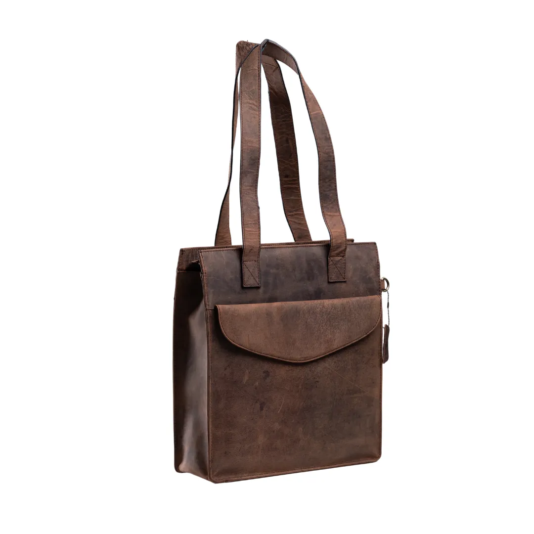 Leather Tote - Sorrel