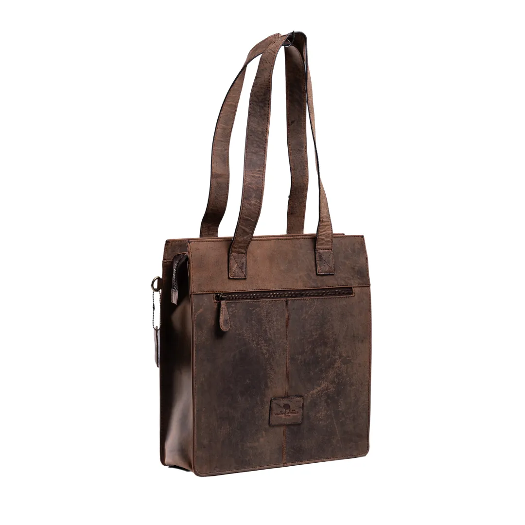 Leather Tote - Sorrel