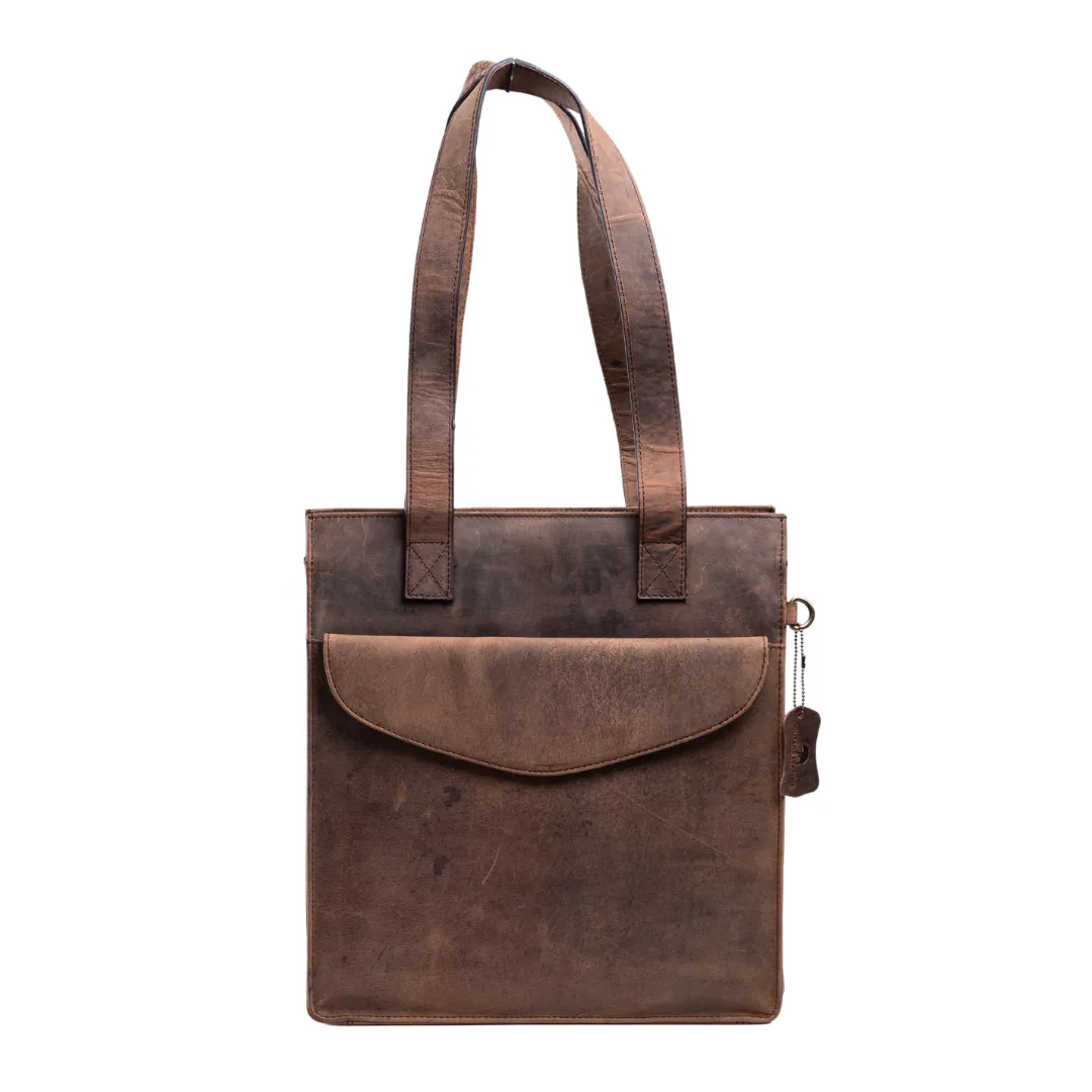 Leather Tote - Sorrel