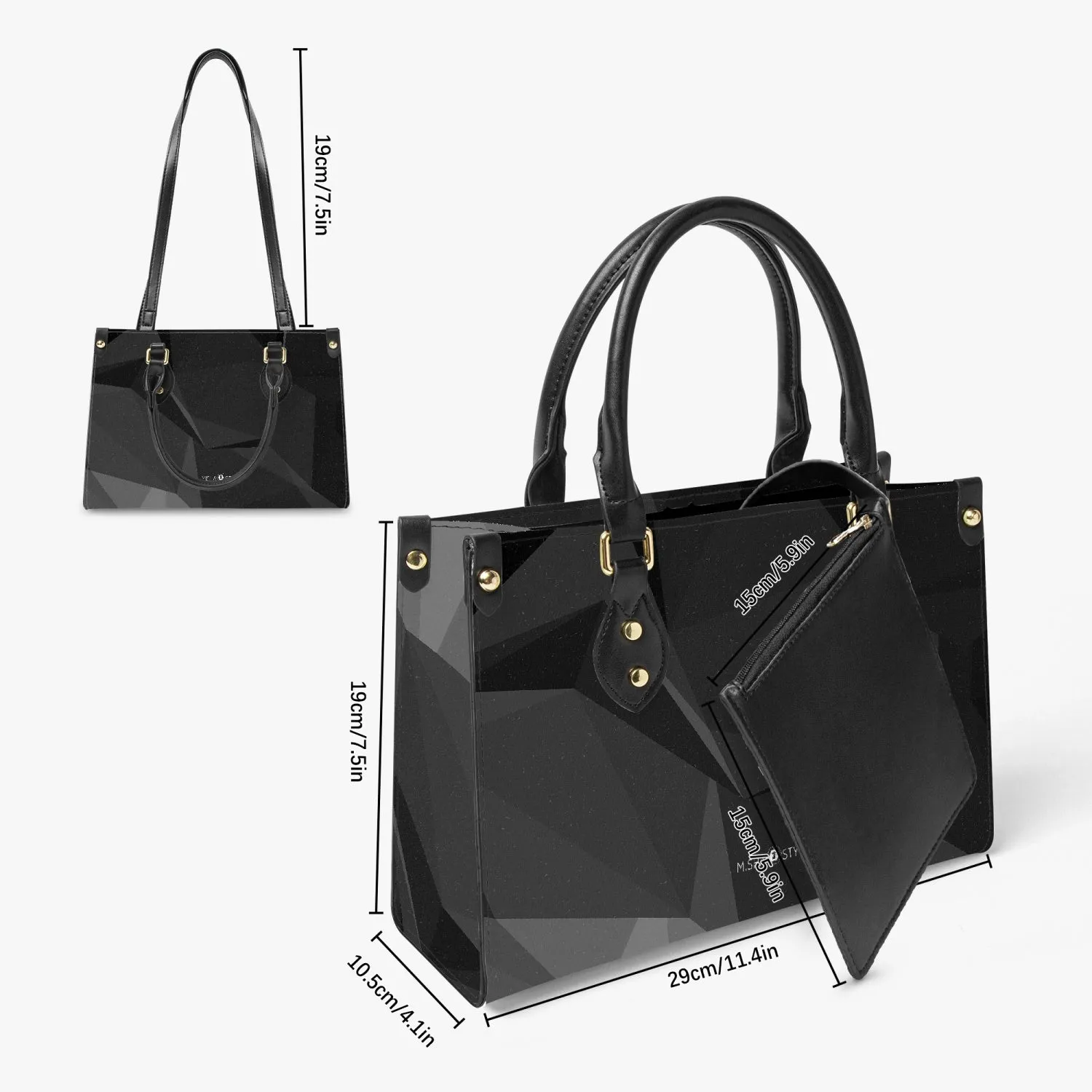 Long Strap and Inner Black Tote Bag