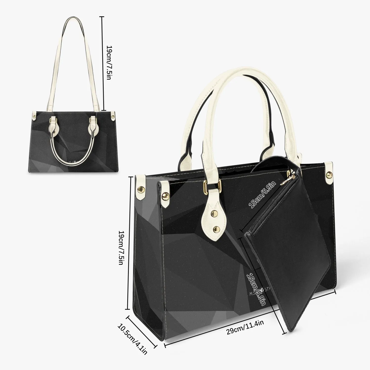 Long Strap and Inner Black Tote Bag