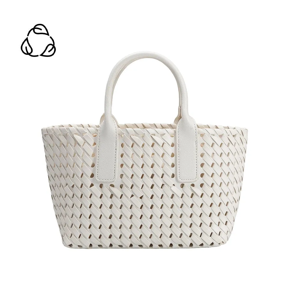 Melie Bianco Chloe Mini Tote White