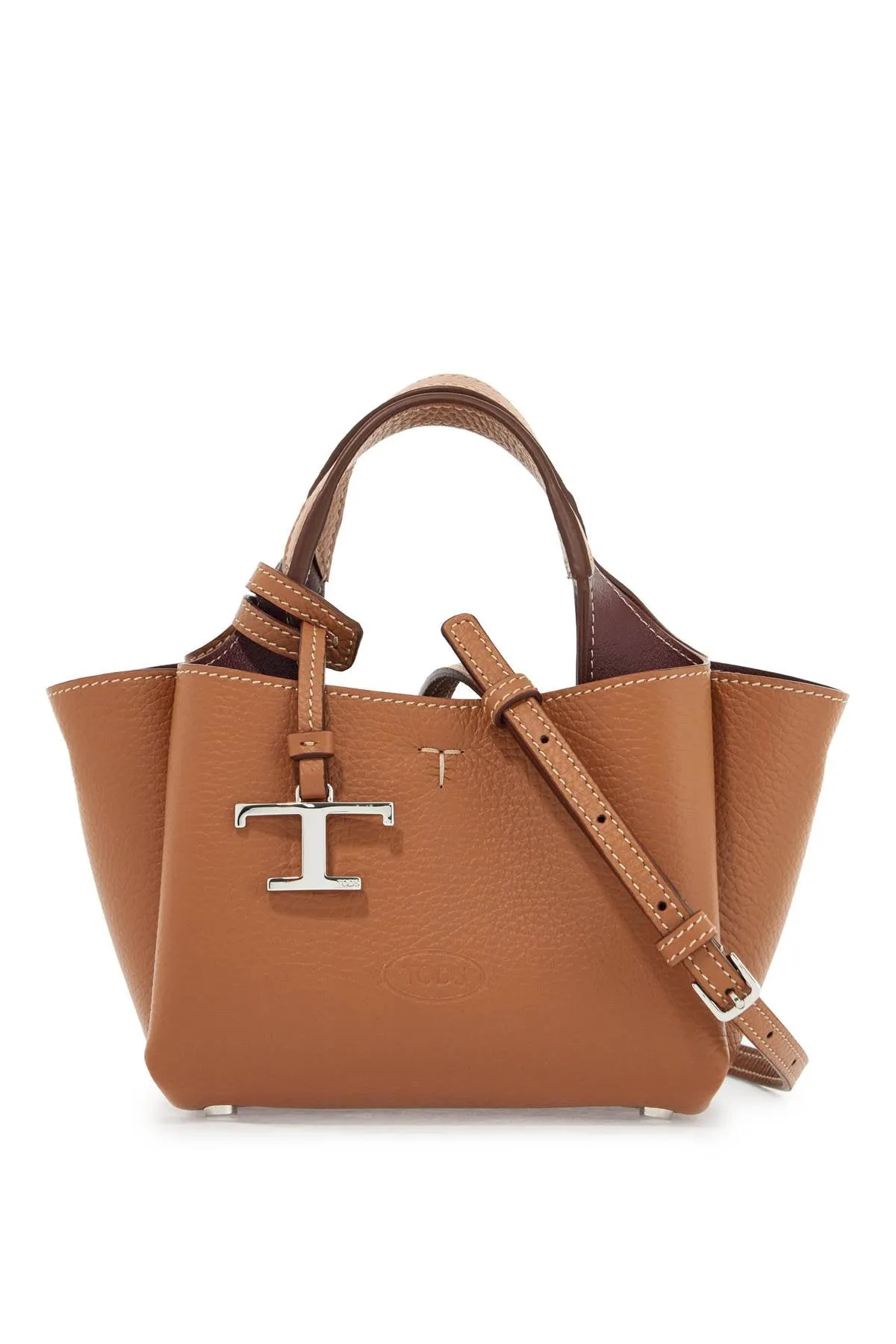 Micro Leather Tote Bag