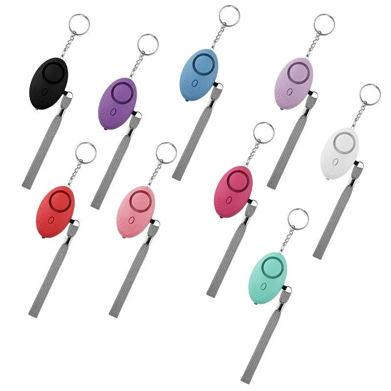 Mini Egg 130-dB Personal Alarm Self Defense Keychain