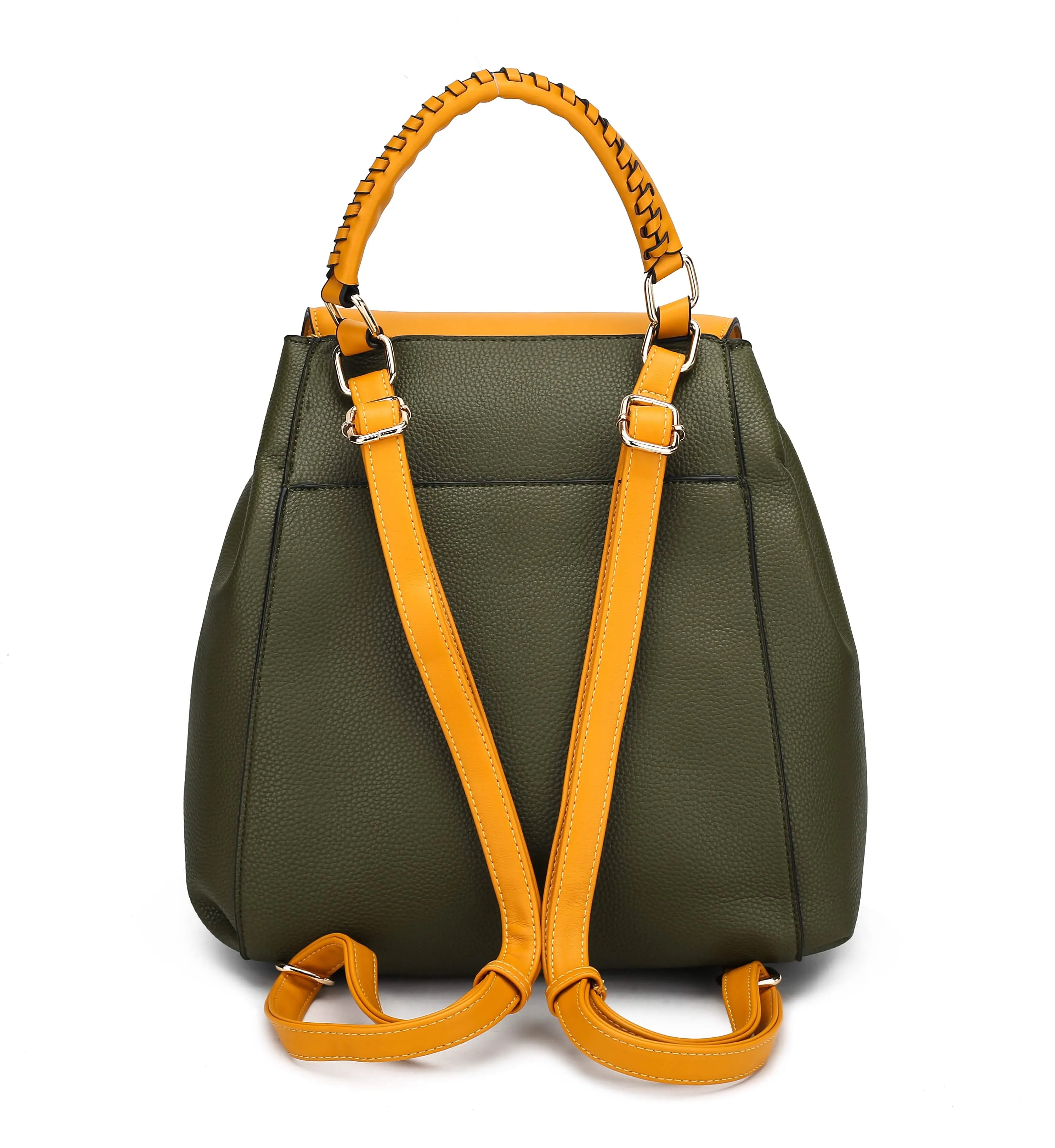 MKF Collection Sustainable Vegan Leather Kimberly Backpack for Fashion-Forward Women by Mia K