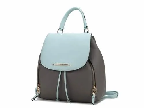 MKF Collection Sustainable Vegan Leather Kimberly Backpack for Fashion-Forward Women by Mia K