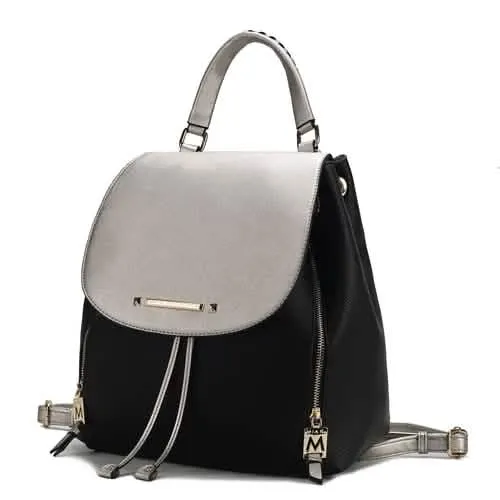 MKF Collection Sustainable Vegan Leather Kimberly Backpack for Fashion-Forward Women by Mia K