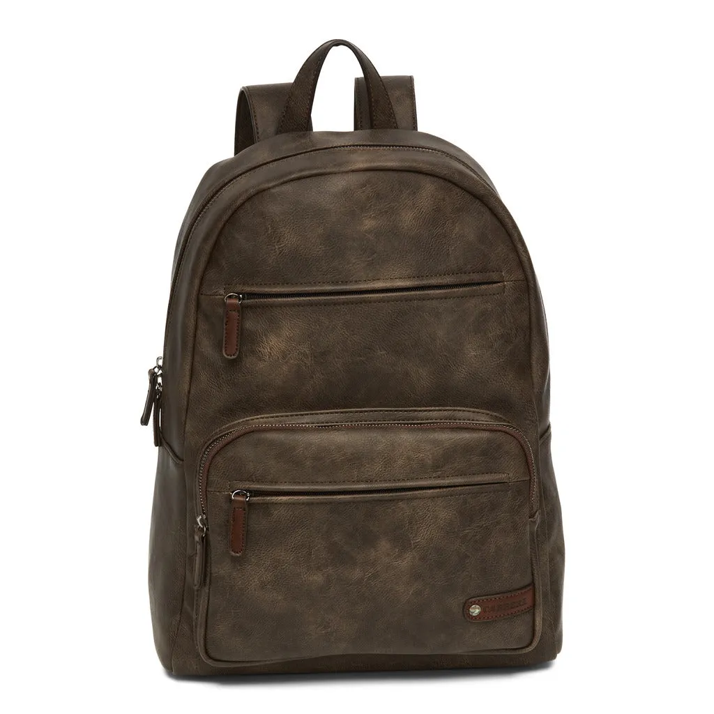 Modern Man's Functional Polyurethane Backpack