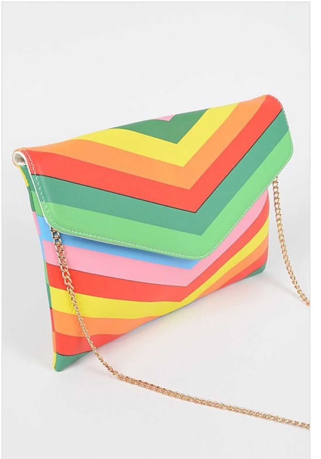 Multi Color Envelope Clutch