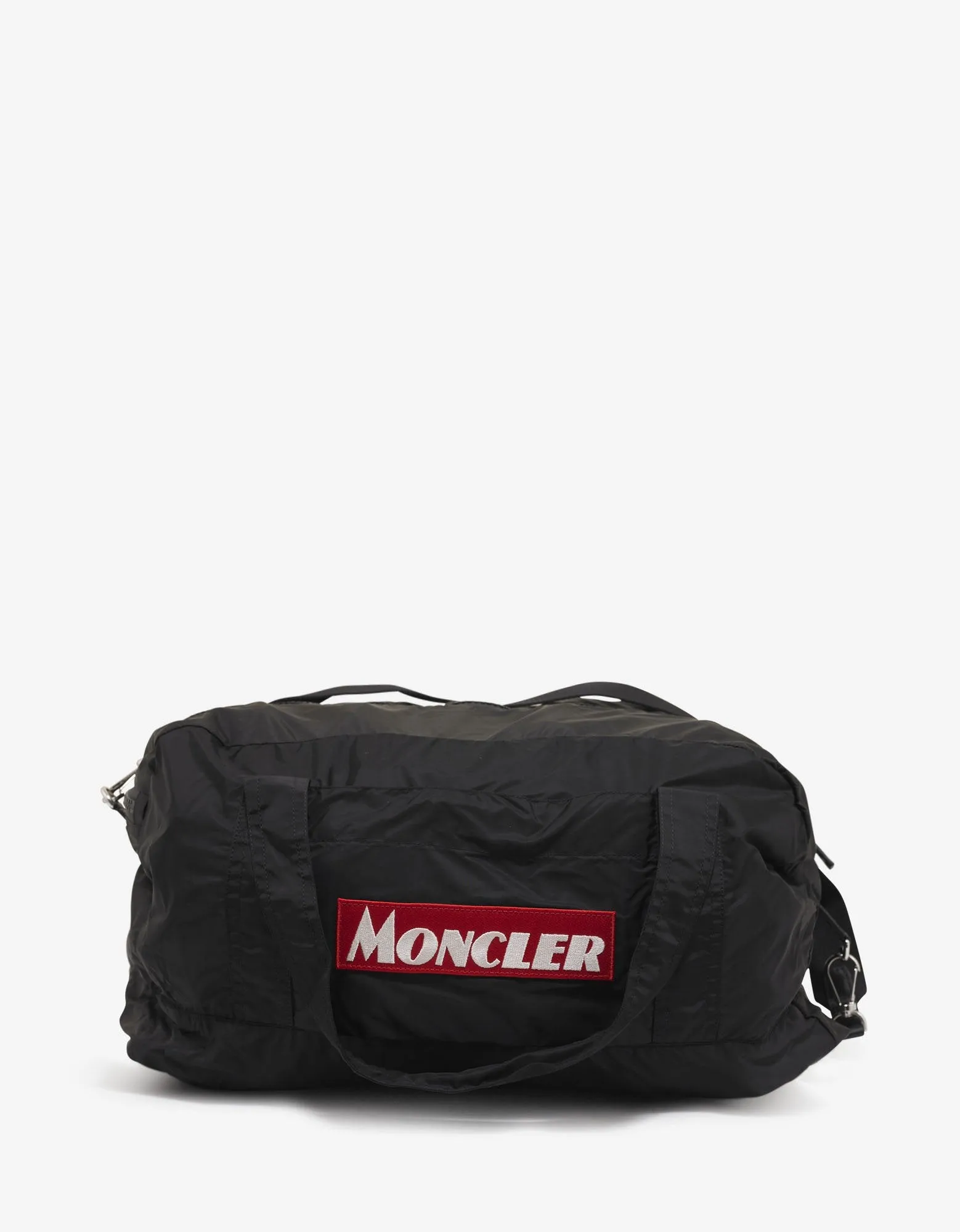 Nivelle Black Nylon Logo Holdall